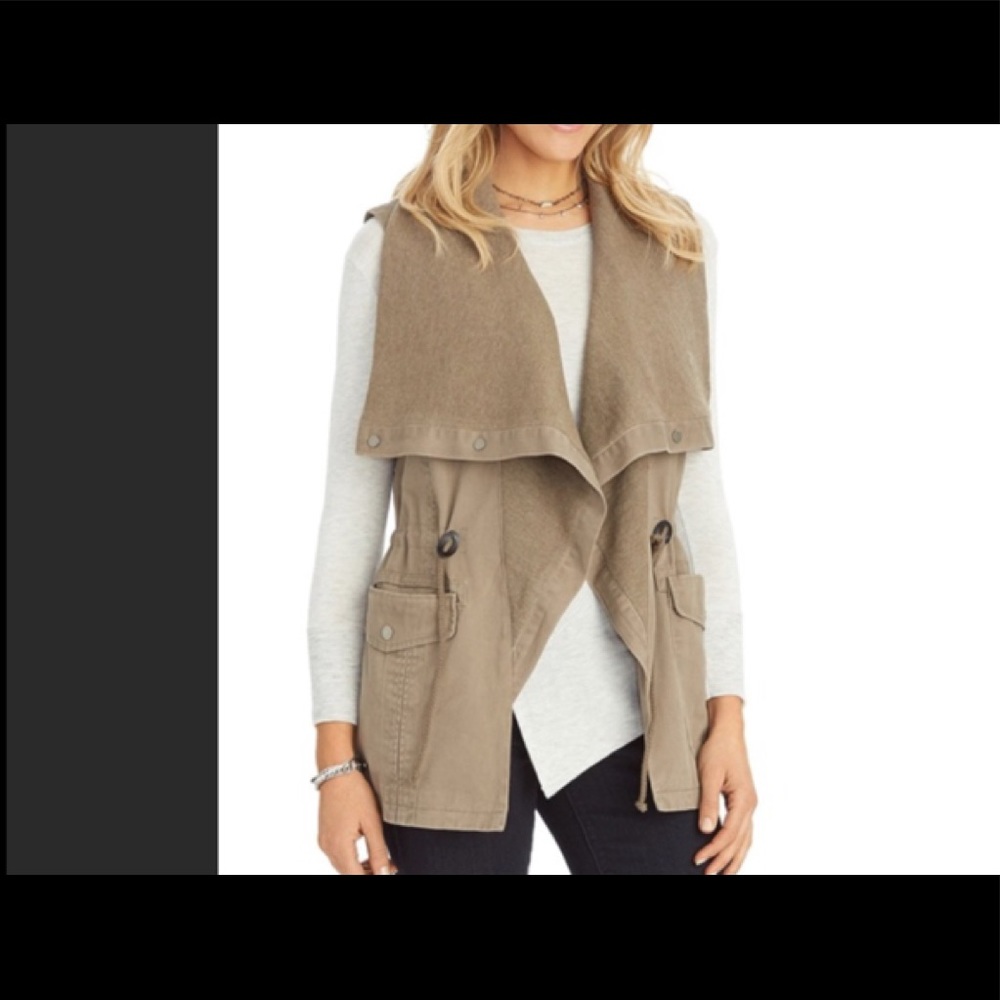 NWT TAUPE Utility Vest by Democracy